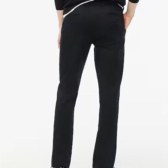 J. Crew Factory Straight-fit flex chino pant in black Size 31/32 NWT - Picture 2 of 14